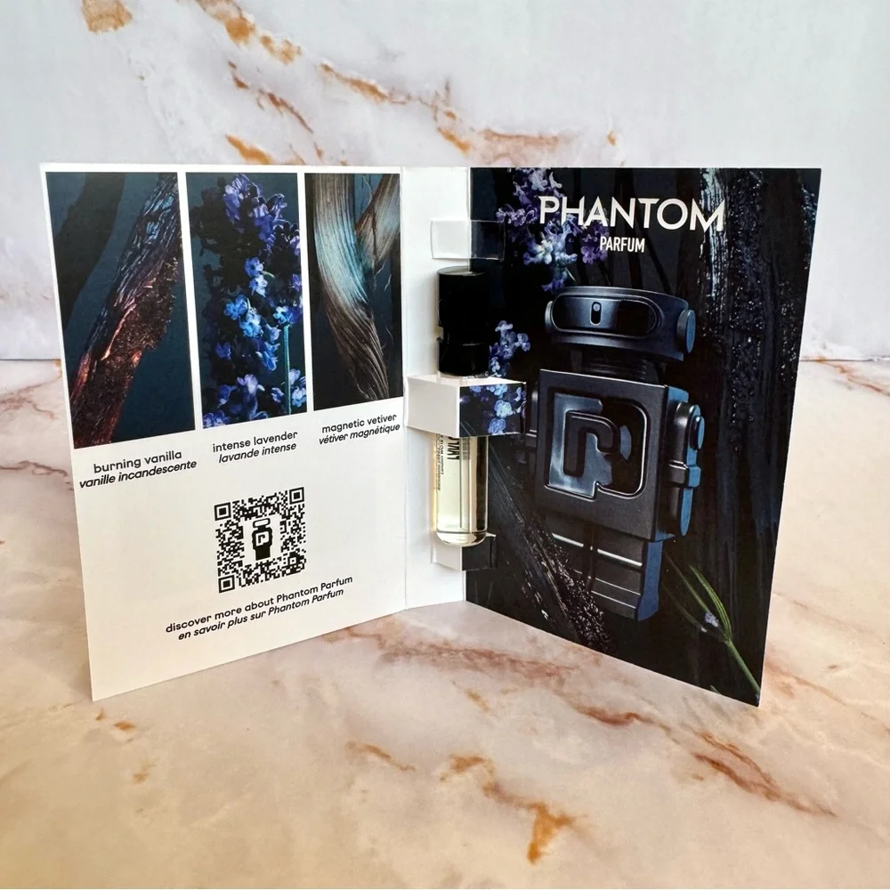 Paco Rabanne Phantom 5ml miniature fragrance Mini Bottle Men's Spray Travel Vial